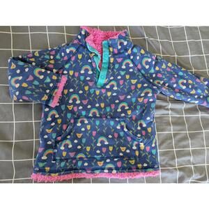 Frugi rainbow tulips happy day sweatshirt